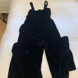 Women’s Madewell velvet jumpsuit